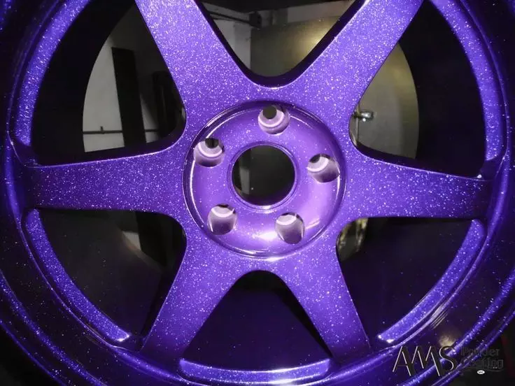 Metallic purple hot sale powder coat